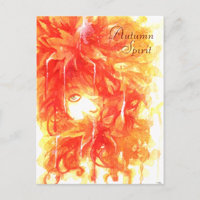 Autumn Spirit Postcard (Front)