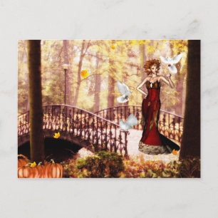 Autumn splendour elf postcard