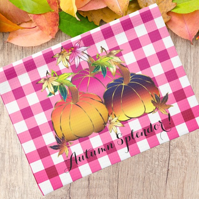Autumn Splendour Whimsical Kitchen Towel (Creator Uploaded)