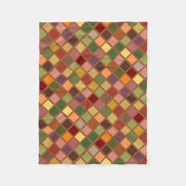 Autumn Squared Fleece Blanket (Front)