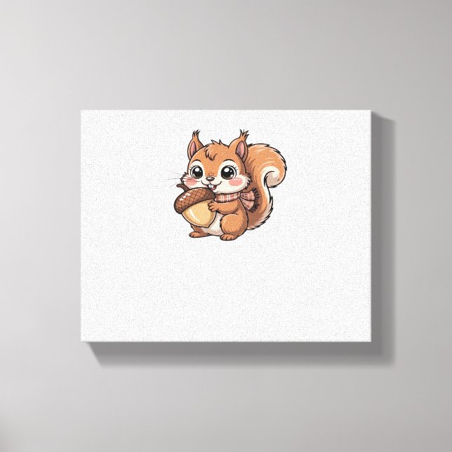 autumn squirrel Classic T-Shirt Canvas Print (Front)