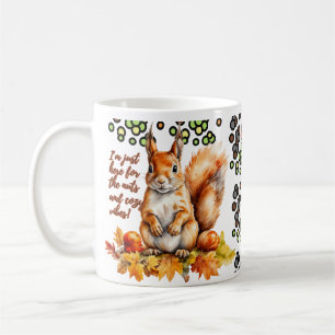 Autumn Squirrel's Nutty Adventure Coffee Mug