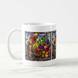 Autumn Stained Glass Art Mug