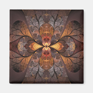 Autumn Stained Glass Magnet
