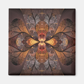 Autumn Stained Glass Magnet