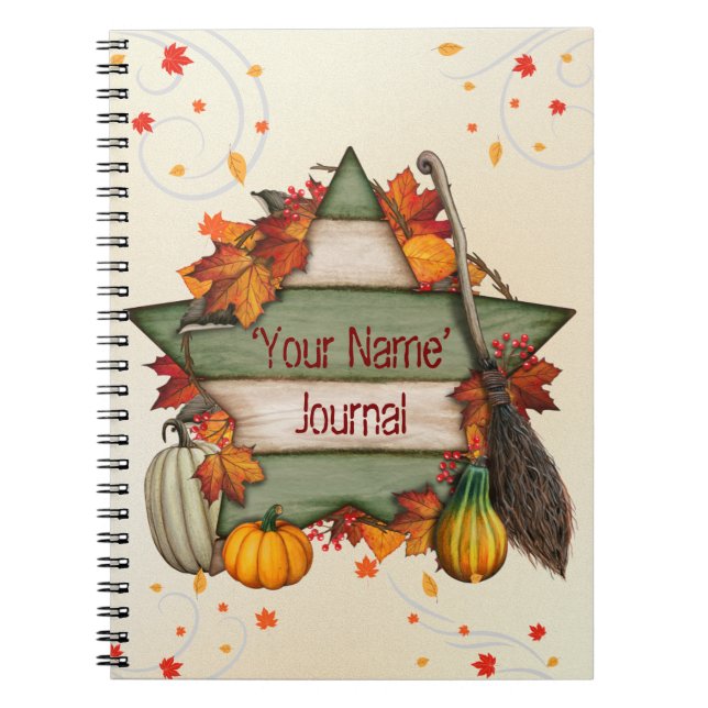 Autumn Star Notebook (Front)