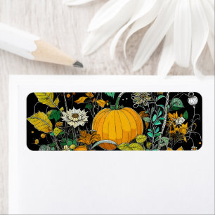 Autumn still life with pumpkin