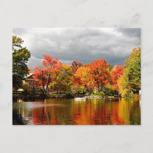 Autumn Storm Coming Postcard