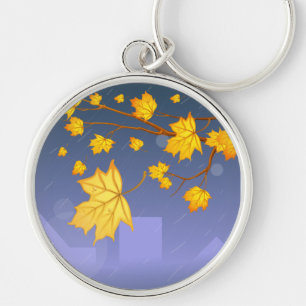 Autumn Storm Keychain