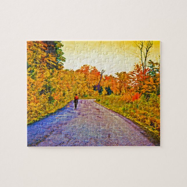 Autumn Stroll Jigsaw Puzzle (Horizontal)