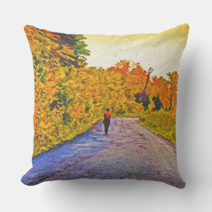 Autumn Stroll Outdoor Pillow