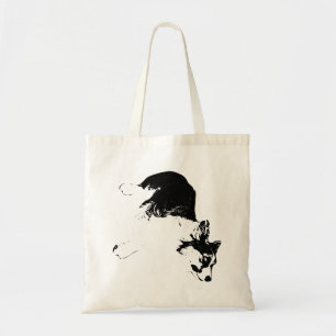 Autumn Stroll with Faithful Eyes Tote Bag