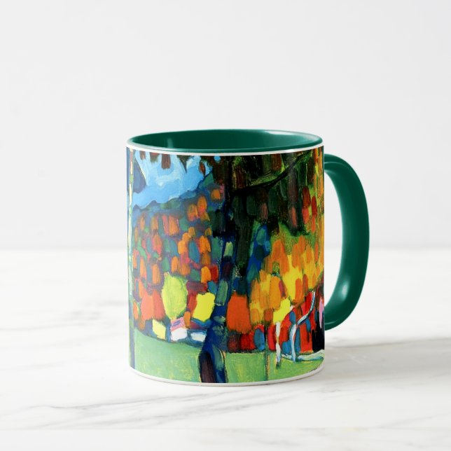 Autumn Study in Oberau by Kandinsky Mug (Front Right)