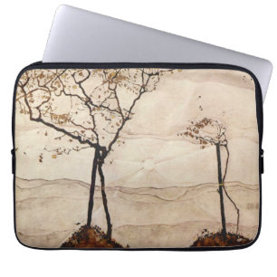 Autumn Sun and Trees by Egon Schiele, Vintage Art Laptop Sleeve