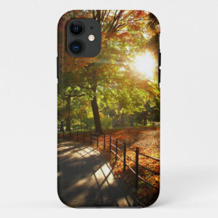 Autumn Sun in Central Park - New York City iPhone 11 Case