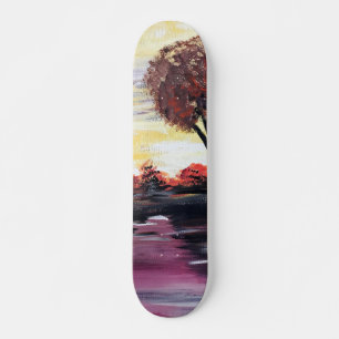 Autumn Sundown Skateboard