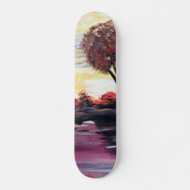 Autumn Sundown Skateboard (Front)