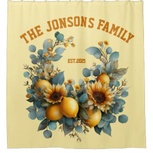 Autumn Sunflowers and Lemons Family Decor