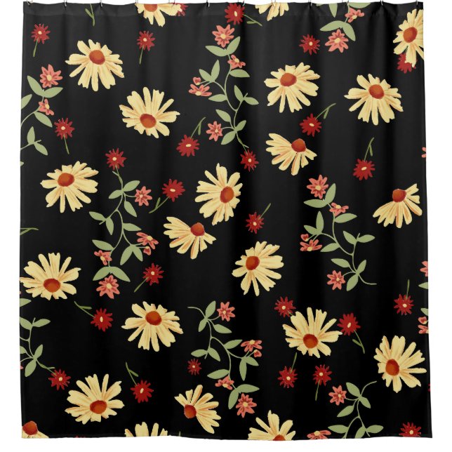 Autumn Sunflowers: Red-Orange Harmony. (Front)