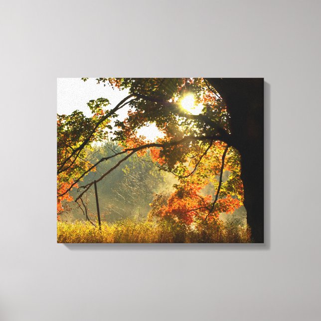 Autumn Sunrise Canvas Print (Front)