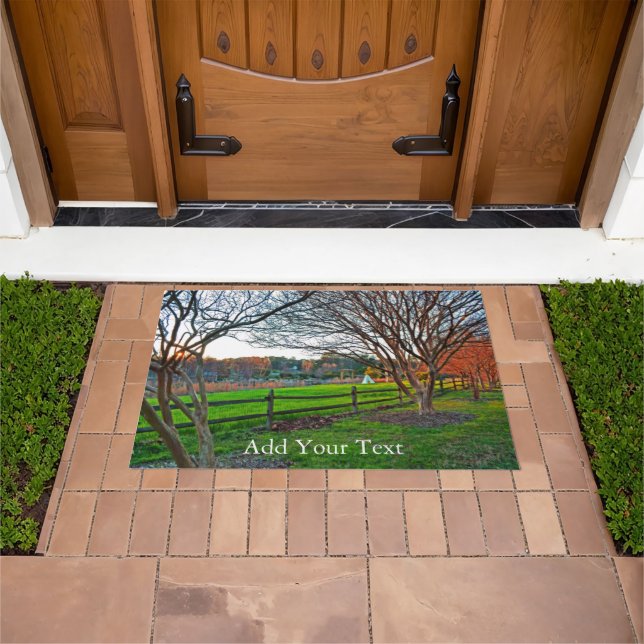 Autumn Sunset by Shirley Taylor Doormat (Outdoor)