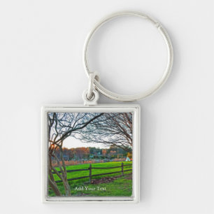 Autumn Sunset by Shirley Taylor Keychain