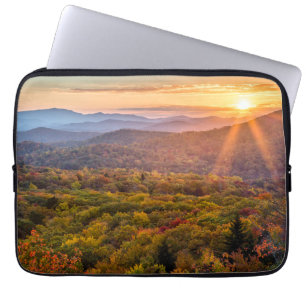 Autumn Sunset from Beacon Heights Laptop Sleeve