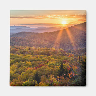 Autumn Sunset from Beacon Heights Magnet