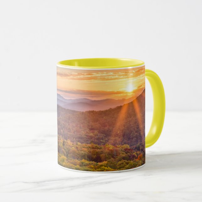 Autumn Sunset from Beacon Heights Mug (Front Right)
