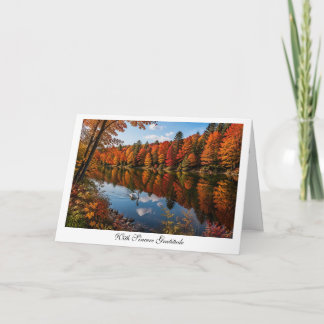 Autumn Swan Card