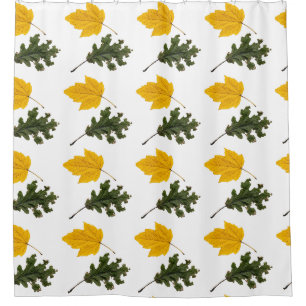 Autumn Symmetry Leaf Pattern
