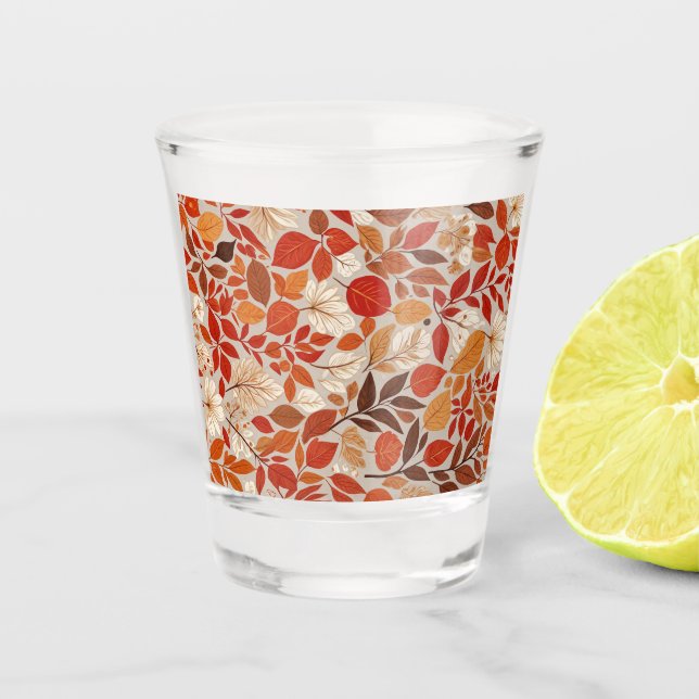 Autumn Tapestry Shot Glass (Front)