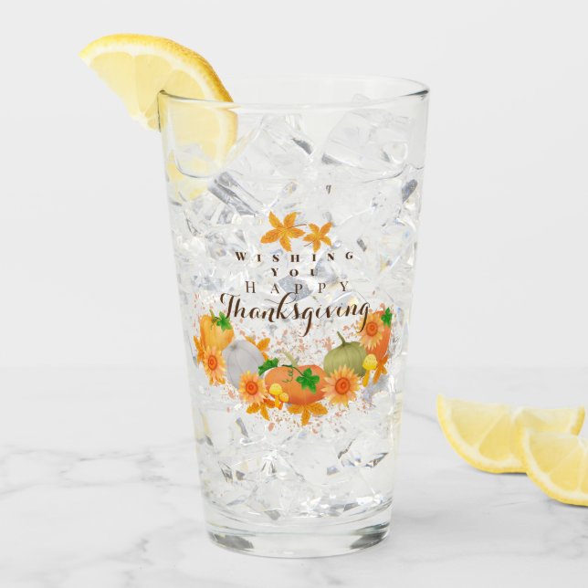 Autumn Thanksgiving  Glass (Front Ice)