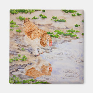 Autumn the Chicken Magnet