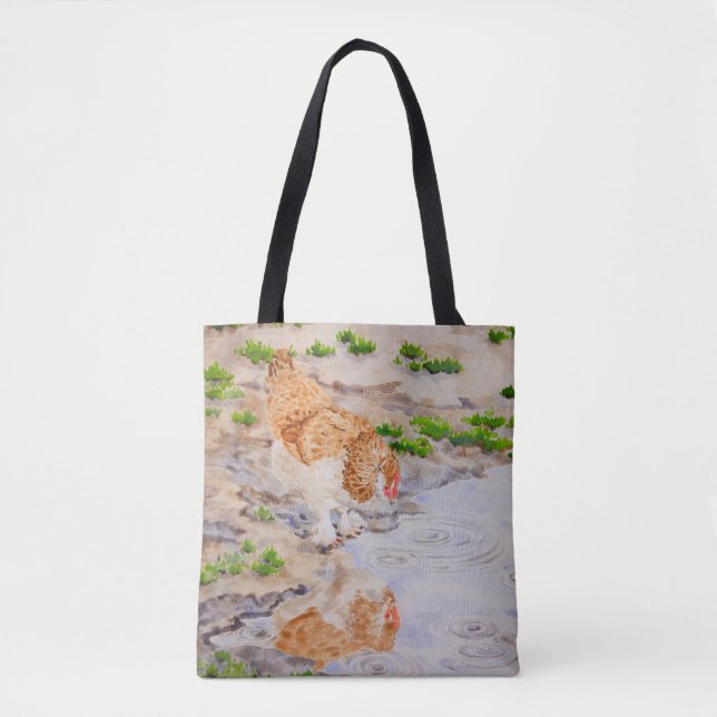 Autumn the Chicken Tote Bag (Front)