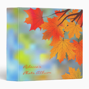 Autumn Theme Beautiful Binder