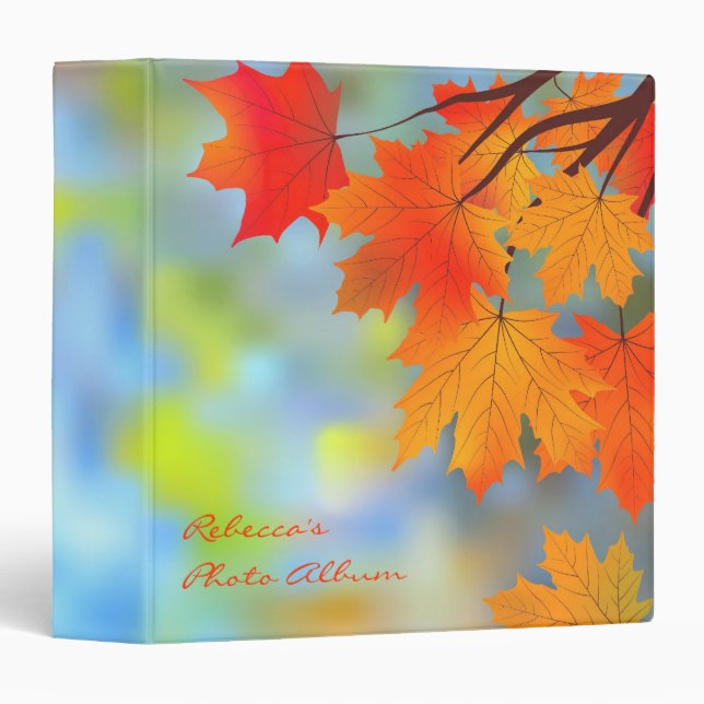 Autumn Theme Beautiful Binder (Front/Spine)