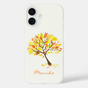 Autumn Theme Tree iPhone 16 Case