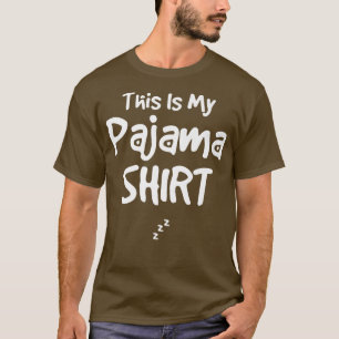 Autumn This Is My Pajama Funny Sleepover, Top
