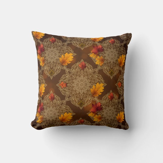 Autumn Throw Pillow (Front)