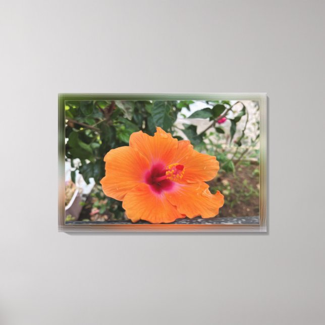 Autumn torn petals canvas print (Front)