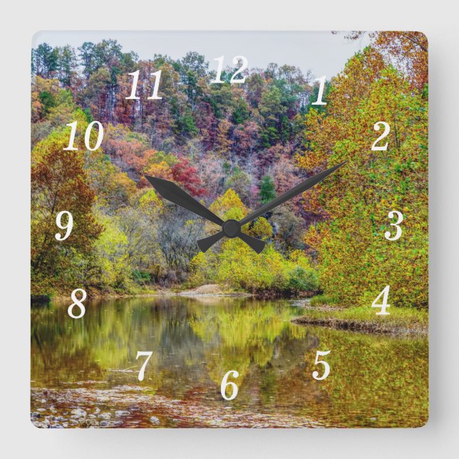 Autumn Tranquillity Wall Clock (Front)