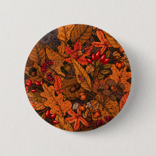 Autumn treasures 2 inch round button