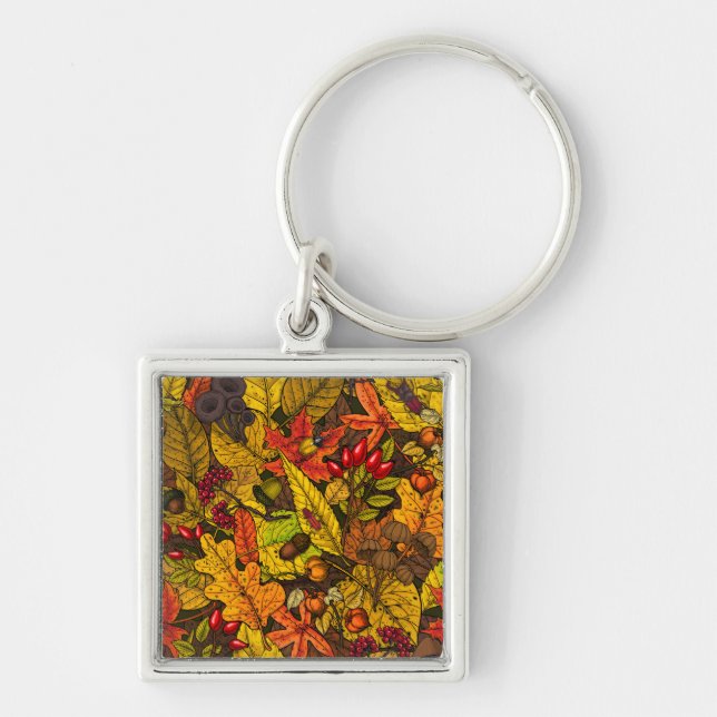 Autumn treasures keychain (Front)