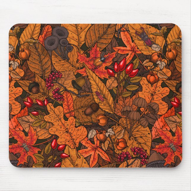 Autumn treasures mouse pad (Front)