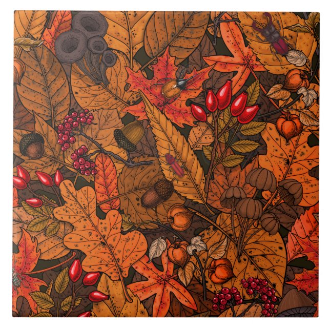 Autumn treasures tile (Front)