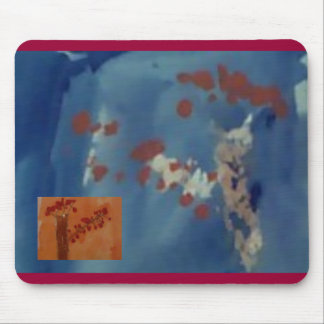 autumn tree 2, autumn tree by boo mouse pad