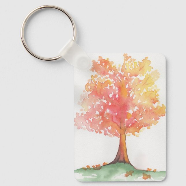 Autumn Tree Keychain (Front)