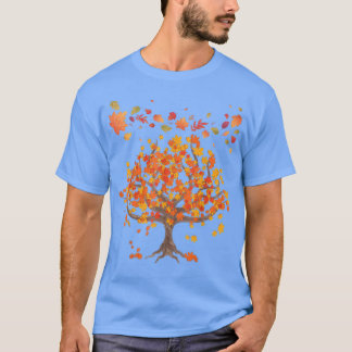 Autumn Tree Leaves Nature Forest Fall67 T-Shirt
