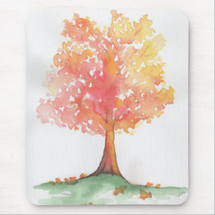 Autumn Tree Mouse Pad